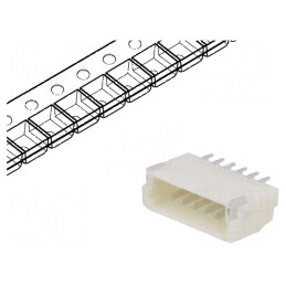 Conector cablu-placă soclu tată 1mm PIN 6 SMT 50V 1A 20mΩ | Electronic-mag.ro | Componente Electronice