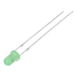 LED 3mm Verde Clipitor 2180-3000mcd 60° 20mA | Electronic-mag.ro | Componente Electronice
