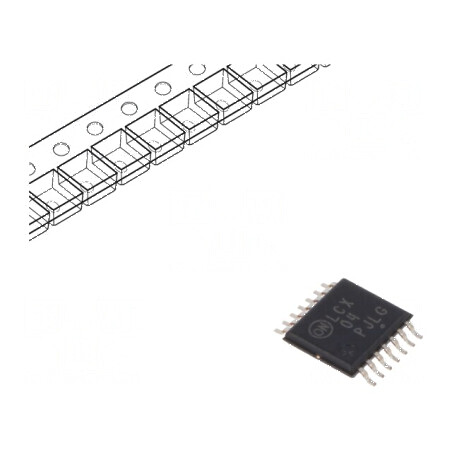 IC digital 6 în 1 CMOS TTL SMD TSSOP14 2-5,5VDC 10uA | Electronic-mag.ro | Componente Electronice