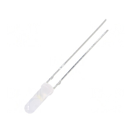 LED 3mm Alb Rece 750-1120mcd 150° Convex | Electronic-mag.ro | Componente Electronice