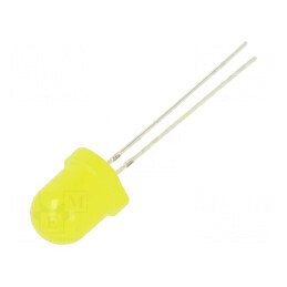 LED 8mm galben clipitor 220-330mcd 60° 20mA | Electronic-mag.ro | Componente Electronice
