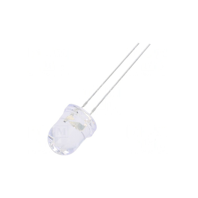 LED galben 8mm 2180÷3000mcd 30° convex 5VDC | Electronic-mag.ro | Componente Electronice