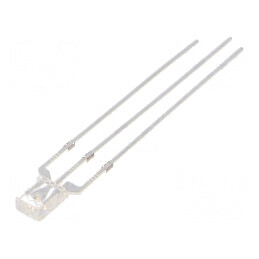LED dreptunghiular 2x3,2x4,15mm bicolor galben/verde 100° | Electronic-mag.ro | Componente Electronice