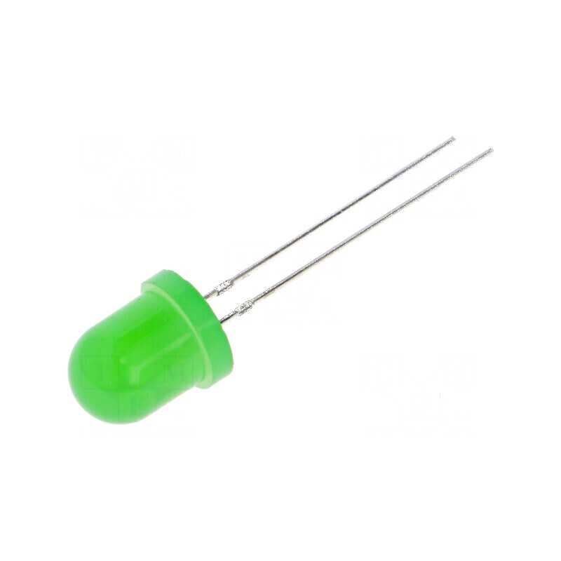 LED galben-verde 8mm cu clipire 100-150mcd 60° 20mA 3-5V | Electronic-mag.ro | Componente Electronice