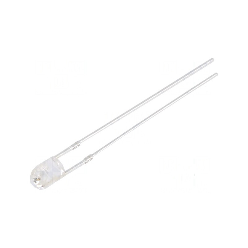 LED 3mm roșie 1560-2180mcd 60° convex 15VDC | Electronic-mag.ro | Componente Electronice