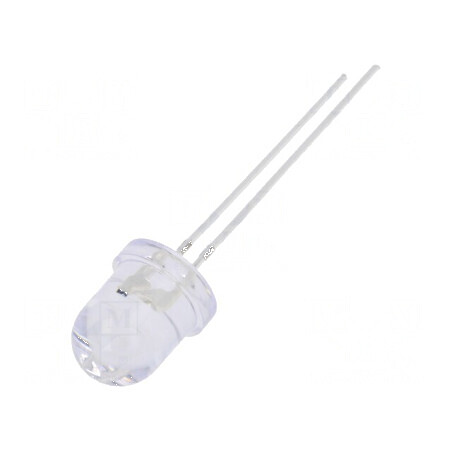 LED 8mm roșie 2180÷3000mcd 30° convex 5VDC | Electronic-mag.ro | Componente Electronice