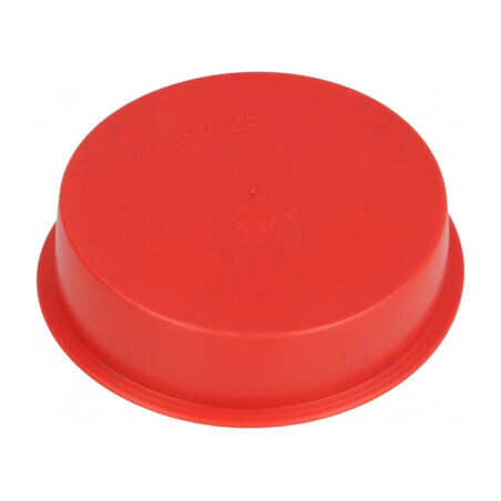 Obturator Corp Roșu 94mm x 24mm LDPE cu Împingere | Electronic-mag.ro | Componente Electronice