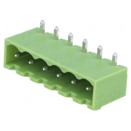 Regletă de conexiuni deconectabilă 5mm, 6 piste | Electronic-mag.ro | Componente Electronice