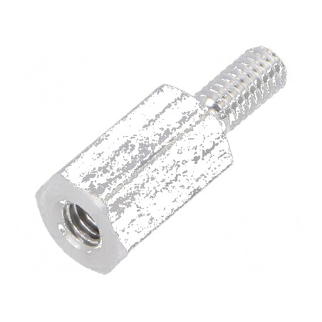 Piuliță distanțieră filetată 8mm M2,5 hexagonală | Electronic-mag.ro | Componente Electronice