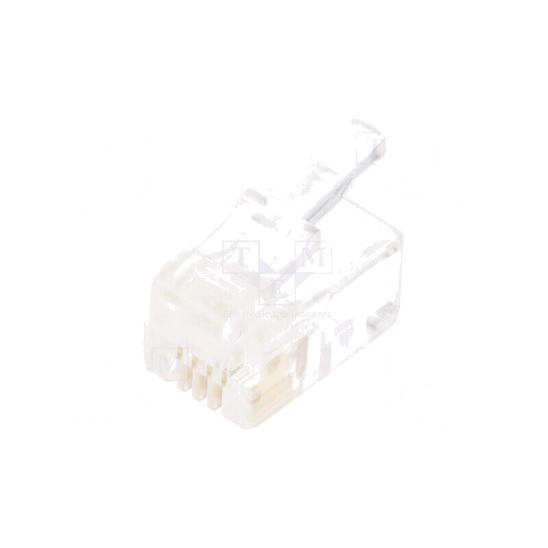 Conector RJ11 4p4c IDC, mufă crimpată | Electronic-mag.ro | Componente Electronice
