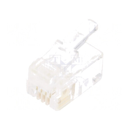 Conector RJ11 4p4c IDC, mufă crimpată | Electronic-mag.ro | Componente Electronice