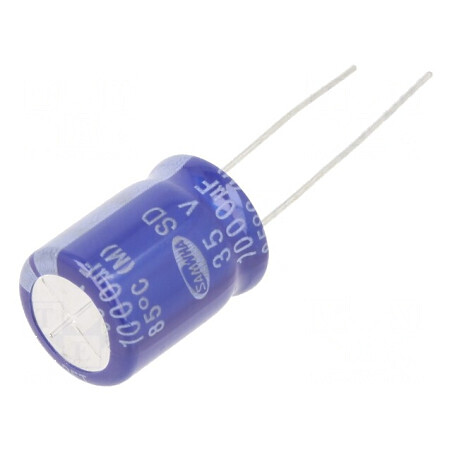 Condensator electrolitic THT 1000uF 35V Ø12,5x16mm ±20% | Electronic-mag.ro | Componente Electronice