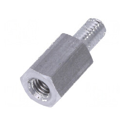 Piuliță distanțieră filetată 8mm M3 | Electronic-mag.ro | Componente Electronice