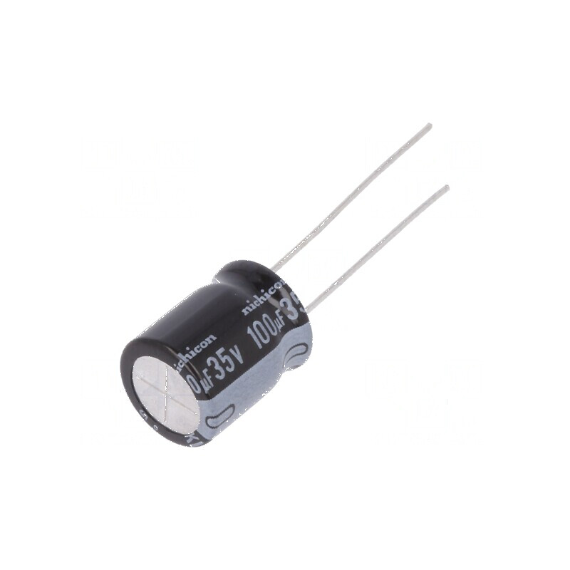 Condensator electrolitic THT 100uF 35V Ø10x12,5mm ±20% | Electronic-mag.ro | Componente Electronice Condensator electrolitic THT 100uF 35V Ø10x12,5mm ±20% | Electronic-mag.ro | Componente Electronice