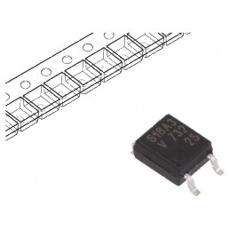 Optocuplor SMD 1 Canal, 3,75kV Izolație, 80V Uce | Electronic-mag.ro | Componente Electronice