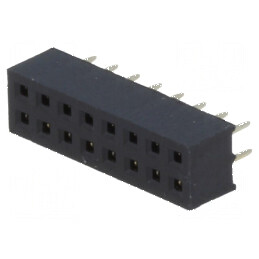 Conector şiruri pini soclu mamă 16 PIN 2mm THT 2x8 | Electronic-mag.ro | Componente Electronice