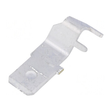 Terminal plat 6,3mm 0,8mm tată THT alamă cositorit | Electronic-mag.ro | Componente Electronice