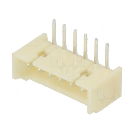 Conector cablu-placă soclu tată 1,25mm PIN 6 THT 250V 1A | Electronic-mag.ro | Componente Electronice