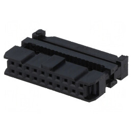 Conector IDC mufă mamă 20 PIN cu presare cablu | Electronic-mag.ro | Componente Electronice