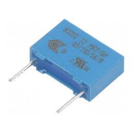 Condensator polipropilenă Y2 3,3nF 10mm THT ±20% 13x9x4mm | Electronic-mag.ro | Componente Electronice