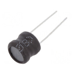 Inductor THT 1mH 400mA Ø9,5x8,5mm vertical ±10% | Electronic-mag.ro | Componente Electronice