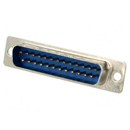 Mufă tată D-Sub 25 PIN cablu lipire 5A placare gold flash | Electronic-mag.ro | Componente Electronice
