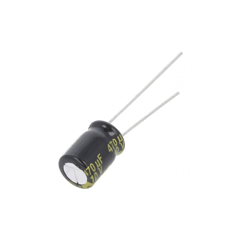 Condensator electrolitic low ESR THT 470uF 10VDC 8x11,5mm | Electronic-mag.ro | Componente Electronice