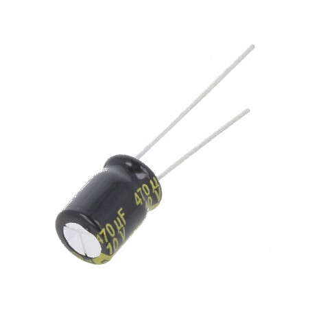 Condensator electrolitic low ESR THT 470uF 10VDC 8x11,5mm | Electronic-mag.ro | Componente Electronice
