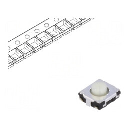 Microîntrerupător TACT SPST 0,02A/15VDC SMT Poz: 2 | Electronic-mag.ro | Componente Electronice