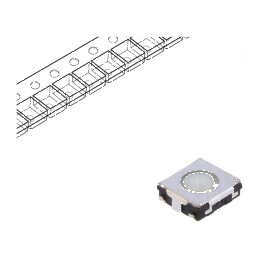 Microîntrerupător TACT SPST 0,02A/15VDC SMT Poz: 2 | Electronic-mag.ro | Componente Electronice