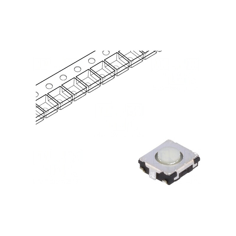 Microîntrerupător TACT SPST 0,02A/15VDC SMT Poz: 2 | Electronic-mag.ro | Componente Electronice