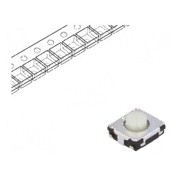 Microîntrerupător TACT SPST 0,02A/15VDC SMT Poz: 2 | Electronic-mag.ro | Componente Electronice