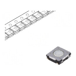 Microîntrerupător TACT SPST 0,02A/15VDC SMT Poz: 2 | Electronic-mag.ro | Componente Electronice
