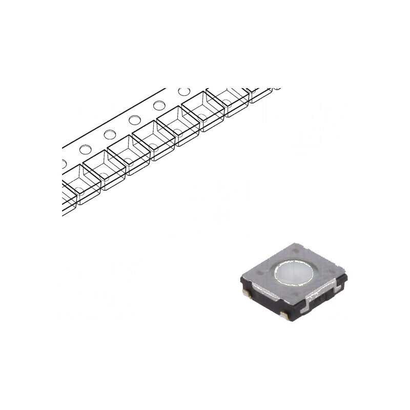 Microîntrerupător TACT SPST 0,02A/15VDC SMT Poz: 2 0,02A | Electronic-mag.ro | Componente Electronice Microîntrerupător TACT SPST 0,02A/15VDC SMT Poz: 2 0,02A | Electronic-mag.ro | Componente Electronice