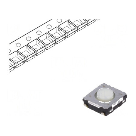 Microîntrerupător TACT SPST 0,02A/15VDC SMT Poz: 2 | Electronic-mag.ro | Componente Electronice