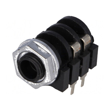 Conector Jack 6,3mm Soclu Mamă Mono THT 2 Piste | Electronic-mag.ro | Componente Electronice