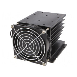 Radiator Aluminiu Negru 106x140x96mm | Electronic-mag.ro | Componente Electronice