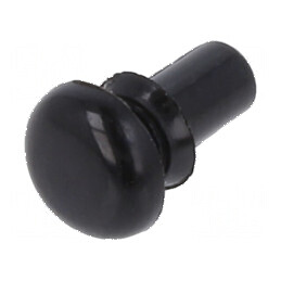 Diblu poliamidă 1,9mm x 3,3mm negru | Electronic-mag.ro | Componente Electronice