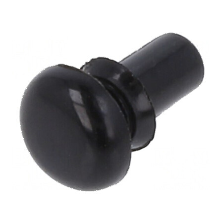 Diblu poliamidă 1,9mm x 3,3mm negru | Electronic-mag.ro | Componente Electronice