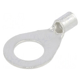 Vârf inelar M10 4÷6mm2 cu cablu cositorit cupru 11mm | Electronic-mag.ro | Componente Electronice