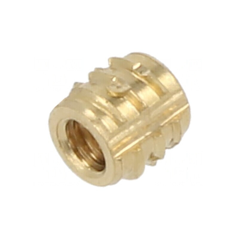 Adaos filetat alamă M2,5 4mm pentru plastic BN 37915 | Electronic-mag.ro | Componente Electronice Adaos filetat alamă M2,5 4mm pentru plastic BN 37915 | Electronic-mag.ro | Componente Electronice