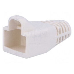 Protecție mufă RJ45 6mm albă | Electronic-mag.ro | Componente Electronice