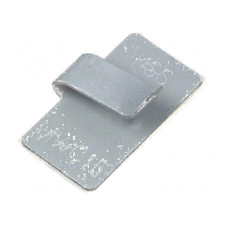 Baze autoadezive metalice gri pentru coliere de strângere | Electronic-mag.ro | Componente Electronice