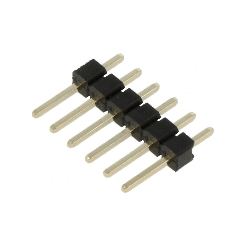 Conector şiruri pini tată 2,54mm 6 pini THT aurit | Electronic-mag.ro | Componente Electronice Conector şiruri pini tată 2,54mm 6 pini THT aurit | Electronic-mag.ro | Componente Electronice