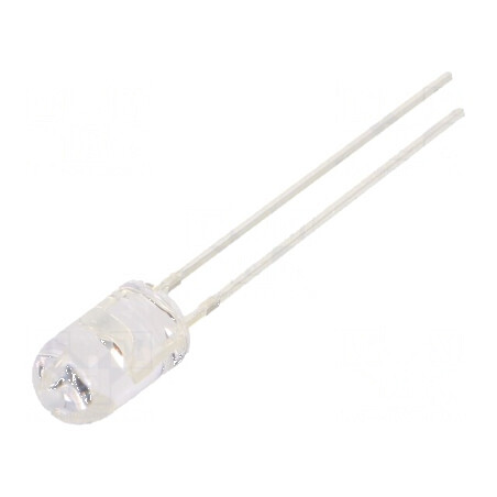 LED 5mm roșie 8400-10000mcd 30° convex 78mW | Electronic-mag.ro | Componente Electronice