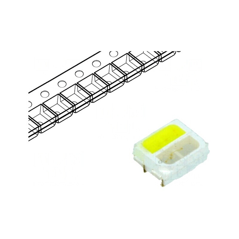 LED SMD 3528 PLCC4 Albă/Albastru 3,5x2,7mm 120° 20mA | Electronic-mag.ro | Componente Electronice LED SMD 3528 PLCC4 Albă/Albastru 3,5x2,7mm 120° 20mA | Electronic-mag.ro | Componente Electronice