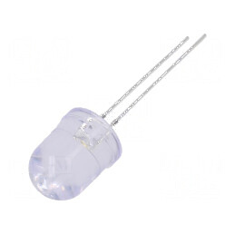 LED Alb Cald 10mm 8400-10000mcd 30° Convex | Electronic-mag.ro | Componente Electronice