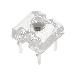 LED Super Flux portocalie 7,62x7,62mm 2500-5000mcd 60° 20mA | Electronic-mag.ro | Componente Electronice