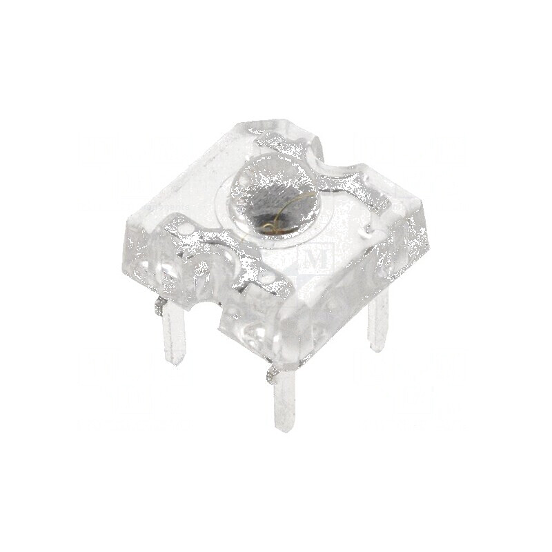 LED Super Flux portocalie 7,62x7,62mm 2500-5000mcd 60° 20mA | Electronic-mag.ro | Componente Electronice
