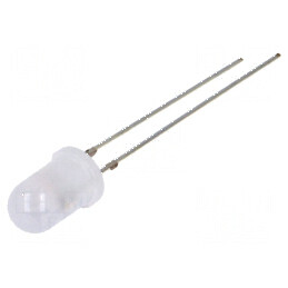 LED 5mm roșu/albastru bicolor cu clipire 30°, 20mA, Nr.term: 2 | Electronic-mag.ro | Componente Electronice